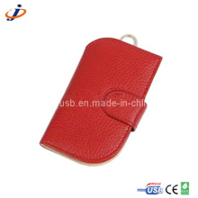Red Leather Casing USB-Flash-Laufwerk (JL17)